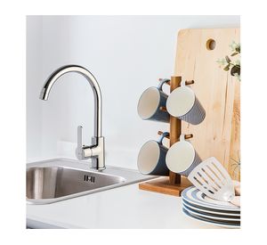 Monomando lavaplatos vertical Carmina cromo