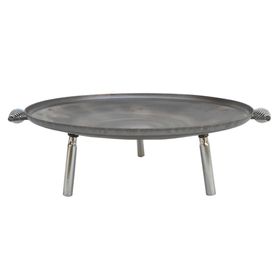 Parrilla disco asados/mariscos 45 cm acero