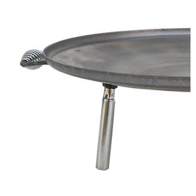 Parrilla disco asados/mariscos 45 cm acero