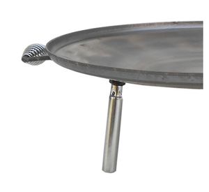 Parrilla disco asados/mariscos 45 cm acero