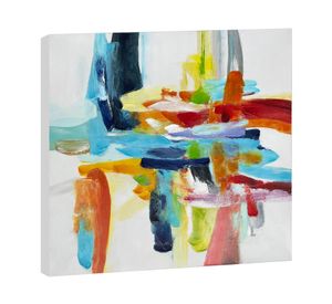 Óleo abstracto 70x70 cm