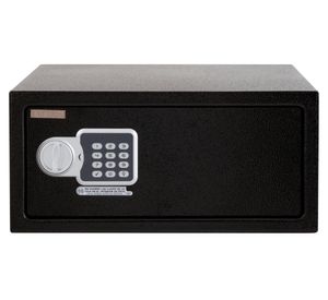 Caja seguridad 19x42x30 cm Residencial negro