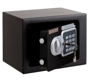Caja seguridad 16x22x12 cm Residencial negro