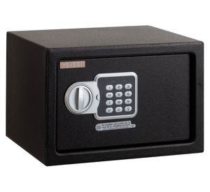 Caja seguridad 19x30x15 cm Residencial negro