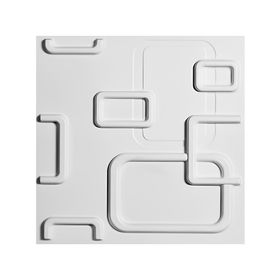 Lámina panel pared PVC 3D Aro 12 unidades
