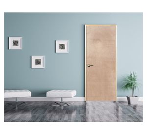 Puerta terciado derecha kit precolgado 90x200 cm