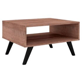 Mesa de centro rectangular Espacios 35x60x50 cm rustico