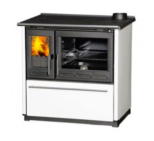 Cocina a leña 1 plato Altima blanca