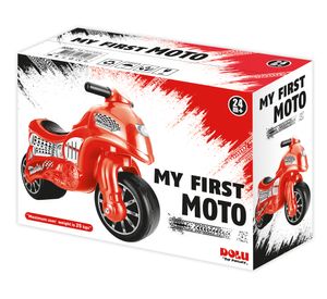 Moto juguete dolu rojo