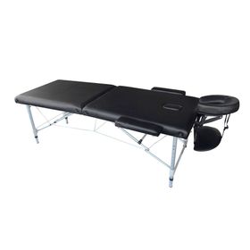 Camilla de masaje negro Glomed