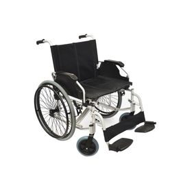 Silla de ruedas Bariátrica gris mate/negro Glomed