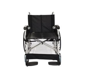 Silla de ruedas Bariátrica gris mate/negro Glomed