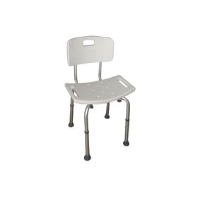 Silla ducha con respaldo extraíble blanco Maxcare