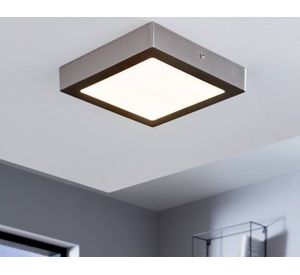 Panel sobreponer LED 16.5W 1L luz cálida Fueva 1 níquel