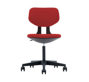 Silla de escritorio Boomer rojo/negro Contatto