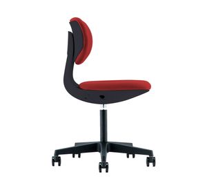 Silla de escritorio Boomer rojo/negro Contatto