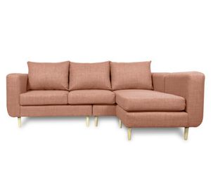 Seccional 3 cuerpos Bollen chenille palo rosa