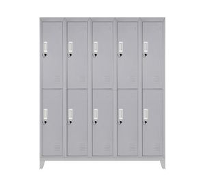 Locker 10 puertas gris Maletek