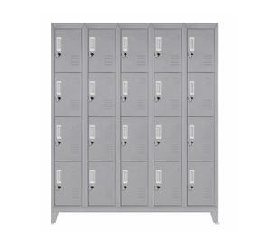 Locker 20 puertas gris Maletek