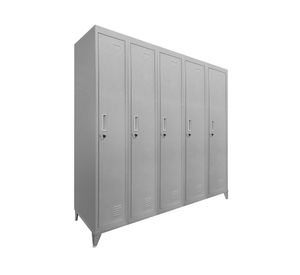 Locker 5 puertas gris Maletek