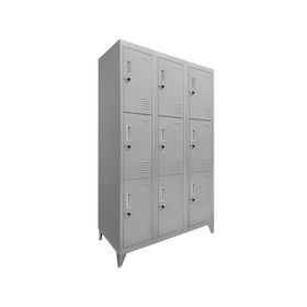 Locker 9 puertas gris Maletek