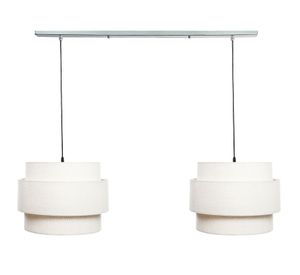 Lámpara colgar 2L E27 Acordeón doble Diseño 3