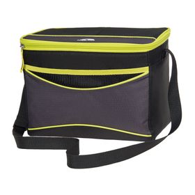 Lonchera 12 latas Collapse negro/amarillo Igloo