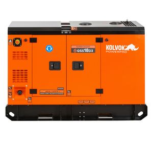 Generador eléctrico a diésel trifásico&nbsp; 14000W GSS18D3 Kolvok