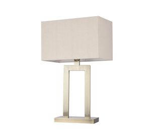 Lámpara sobremesa 1L E27 MX bronce Diseño 3