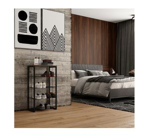 Estante 4 niveles Home Design  legno/negro