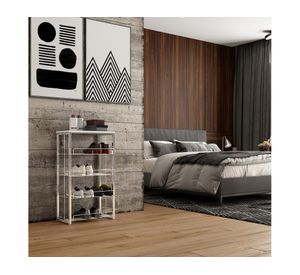 Estante 4 niveles Home Design cromado