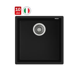 Lavaplatos Square 40.40 TG negro 20x44x44 cm