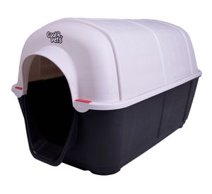 Casa perro 44x44x69,5 cm negro Cool Pets.