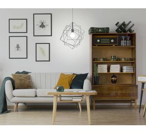 Lámpara colgar LED 60W E27 1L Straiton