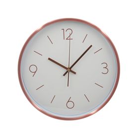 Reloj mural cobrizado 30x30 cm