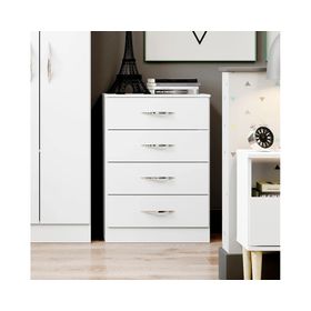 Cómoda 4 cajones Micaela blanco