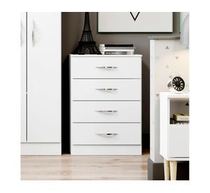 Cómoda 4 cajones Micaela blanco