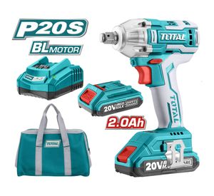 Llave de impacto inalámbrica 1/2'' 20V TIWLI2001 Total.