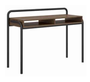 Escritorio 2 espacios Connect legno/negro mate