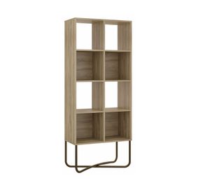 Estante 4 niveles Connect noce/oro envejecido