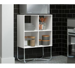 Estante 2 niveles Connect cromado