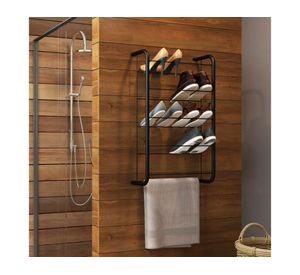 Zapatero aéreo Connect negro mate