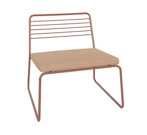 Poltrona tela Bermont oro envejecido mocca