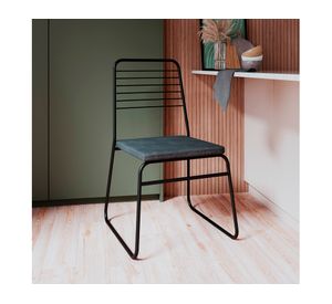 Silla comedor acero Eiffel negro