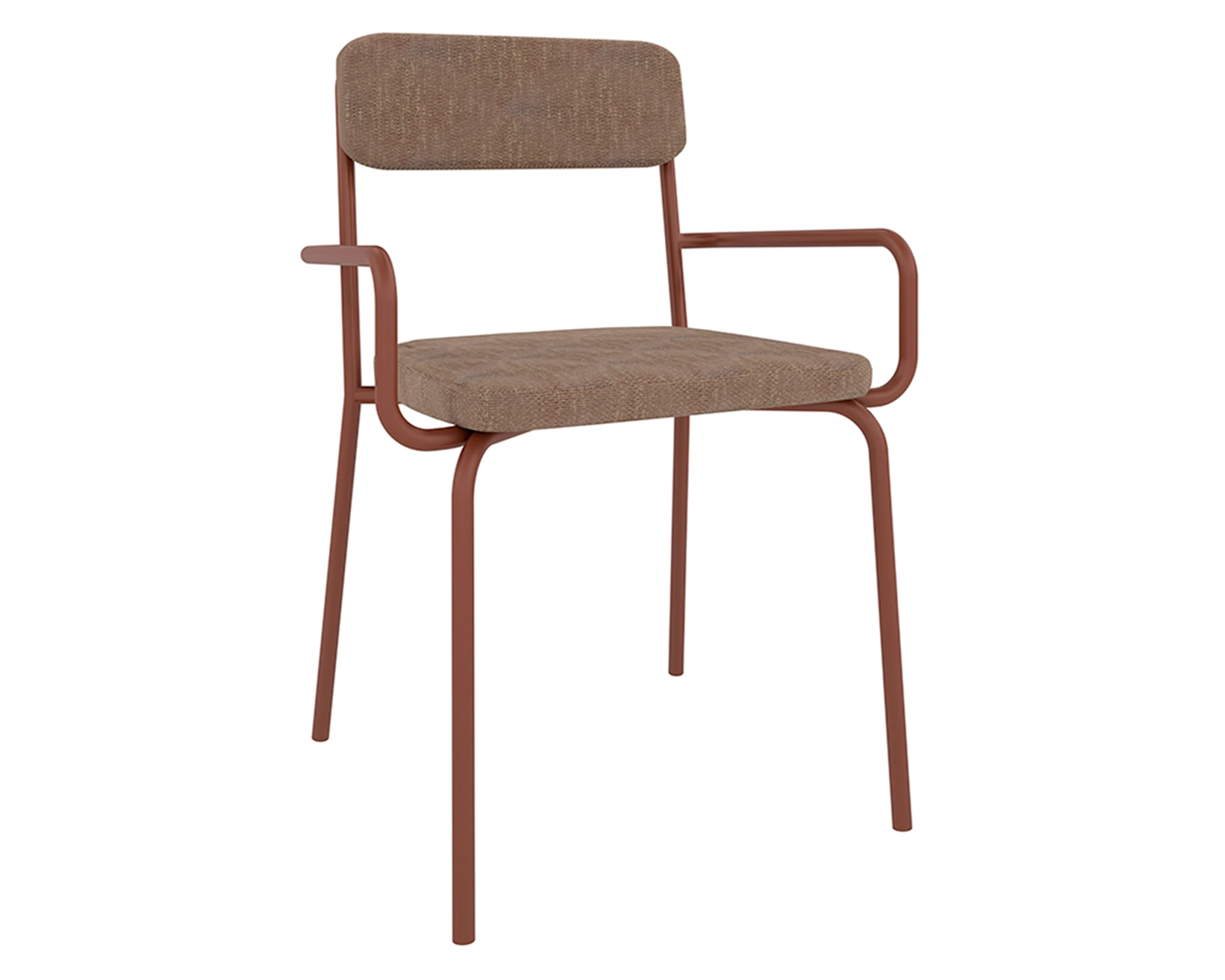 Hoga Silla comedor acero Lenox oro envejecido/mocca