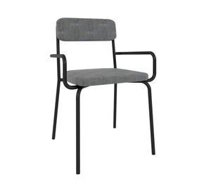 Silla comedor acero Lenox gris