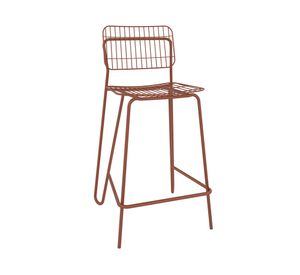 Taburete acero Aramada oro envejecido