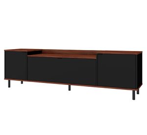 Rack TV 40'' Brooklyn negro/castaño