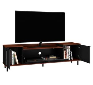 Rack TV 40'' Brooklyn negro/castaño