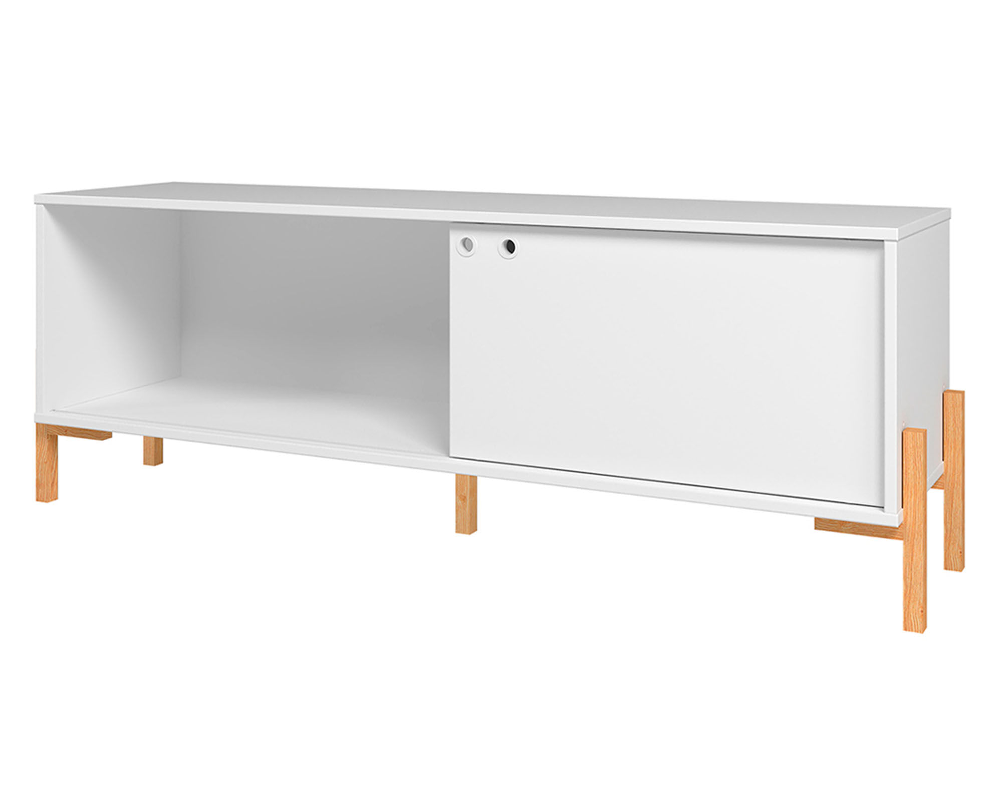 Hoga Rack TV 50'' Corner blanco